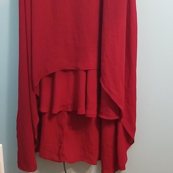 Penningtons red asymmetrical cutout dress 1X NWT - Picture 5 of 16